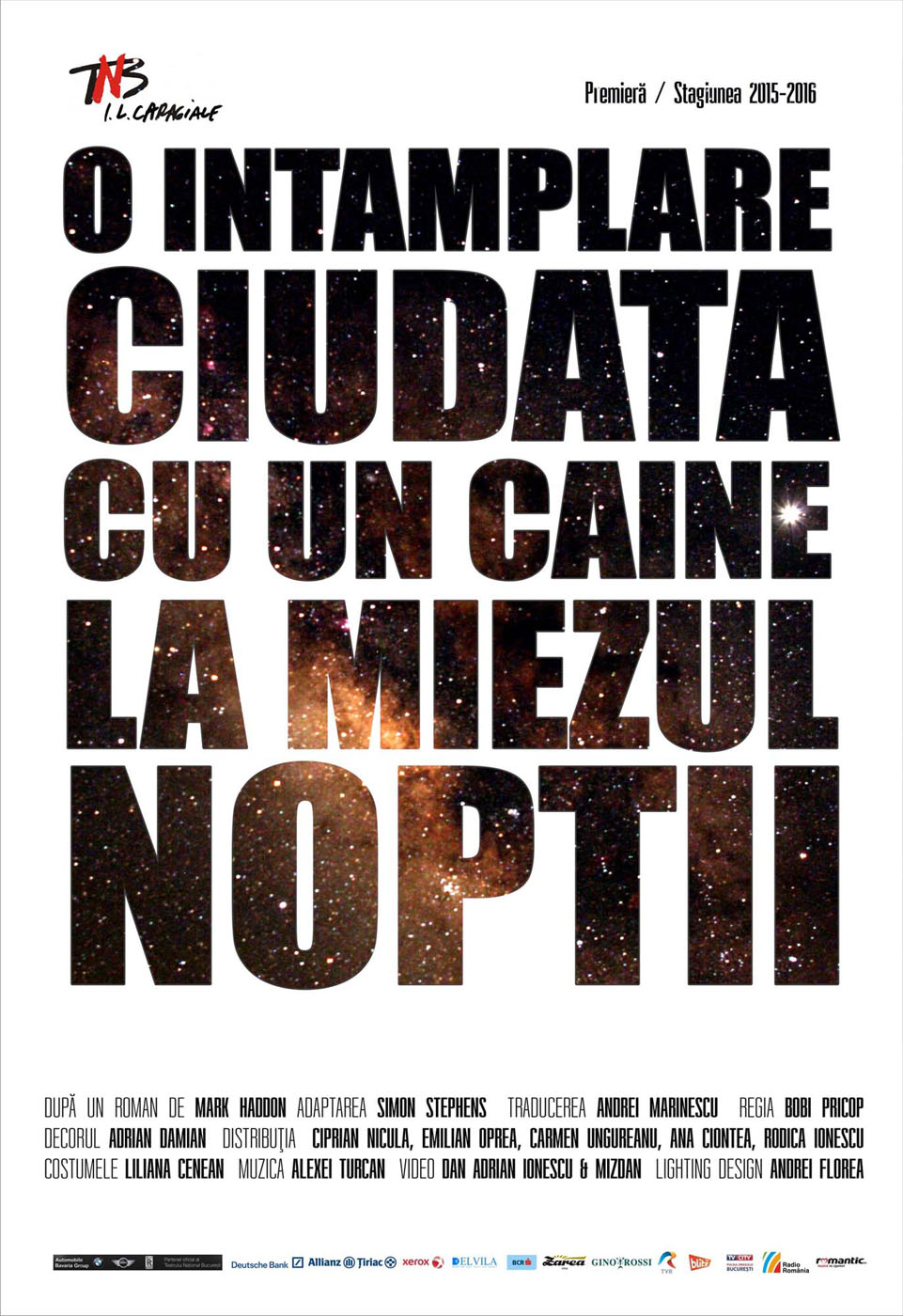 O intamplare ciudata cu un caine la miezul noptii Festivalul International de Teatru Oradea FITO 2016